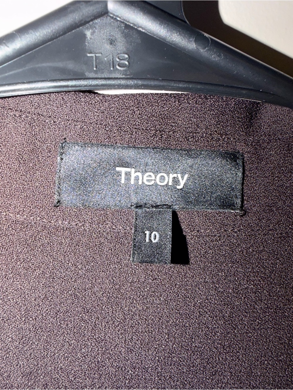 Theory The Good Collection Rosina Long-Sleeve Shirt Dress in Mink - Picture 7 of 8